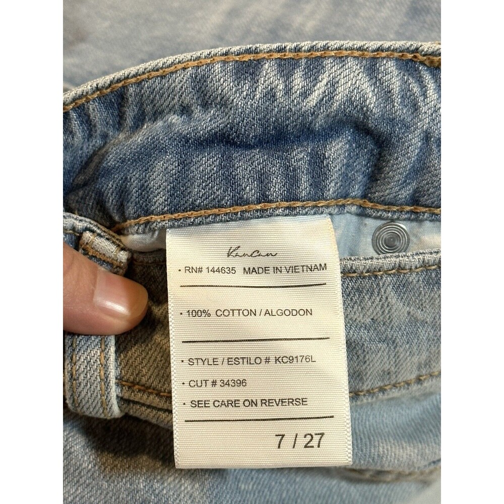Kancan Denim Blue Jeans RN# 144635 Womens Size 7/27 Distressed Medium Wash - Picture 4 of 9
